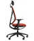 Bürostuhl se:kit Vollpolster, sn-801007 Stoff rot, Gestell schwarz