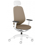 Bürostuhl se:kit Vollpolster, sn-801013 Stoff braun, Gestell grau