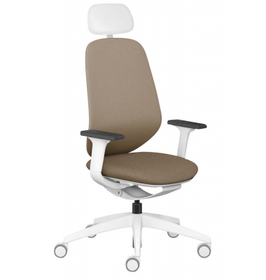 Bürostuhl se:kit Vollpolster, sn-801013 Stoff braun, Gestell grau