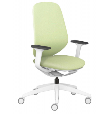 Bürostuhl se:kit Vollpolster, SN-801016 Stoff grün, Gestell grau
