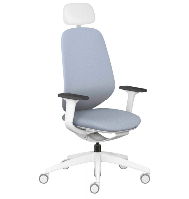 Bürostuhl se:kit Vollpolster, sn-801017 Stoff blau, Gestell grau