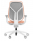 Bürostuhl se:kit Vollpolster, sn-801020 Stoff orange, Gestell grau