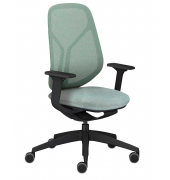 Bürostuhl se:kit Membran, sn-821006 Stoff grün, Gestell schwarz