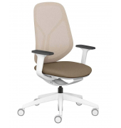 Bürostuhl se:kit Membran, sn-821012 Stoff braun, Gestell grau