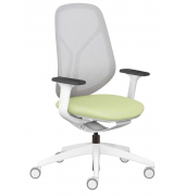 Bürostuhl se:kit Membran, sn-821016 Stoff grün, Gestell grau
