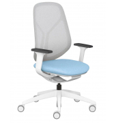 Bürostuhl se:kit Membran, sn-821018 Stoff blau, Gestell grau