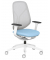 Bürostuhl se:kit Membran, sn-821018 Stoff blau, Gestell grau