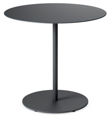 Beistelltisch se:tea TL-313/001, 42cm (H), 45x45cm (BxT), rund, schwarz / schwarz