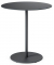 Beistelltisch se:tea TL-313/002, 49cm (H), 45x45cm (BxT), rund, schwarz / schwarz