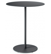 Beistelltisch se:tea TL-313/003, 56cm (H), 45x45cm (BxT), rund, schwarz / schwarz