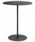 Beistelltisch se:tea TL-313/003, 56cm (H), 45x45cm (BxT), rund, schwarz / schwarz