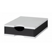 Schubladenbox uno  schwarz 268-0101.9895S, DIN A4 mit 1 Schublade