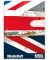 Vokabelheft 3038-6 Schulstuff Union Jack / liniert, A5, 80g, blau, rot, weiß
