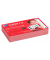 Karteikarten 400133858 FLASH 2.0 weiß/rot A7 kariert 250g 