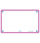 Karteikarten 400133890 FLASH 2.0 weiß/lila A7 blanko 250g 