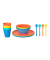 Camping-Geschirrset Lollipop bunt 16-tlg.