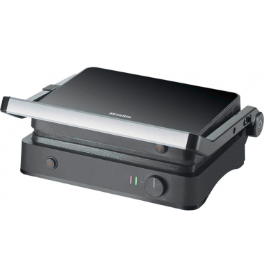 Kontaktgrill SEVINI Lite 2398-000, schwarz/silber, 1800 Watt