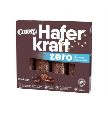 Haferkraft zero Kakao Müsliriegel 4 Riegel