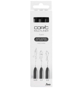 COPIC Multiliner Fineliner schwarz 0.05 + 0.1 + 0.3 mm
