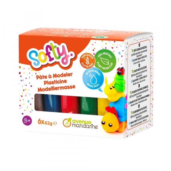 5411711428789 - Modelliermasse Softy mehrfarbig 5411711428789 6 Stück 5411711428789 - Modelliermasse Softy mehrfarbig 5411711428789 6 Stück