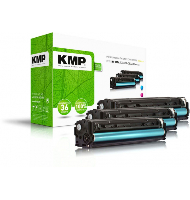 H-T144CMY  cyan, magenta, gelb Toner kompatibel zu HP 128A (CF371AM), 3er-Set