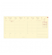 Buchkalender 026119Q, Eurequart Club, navyblau, 1 Woche / 2 Seiten, 24x30cm (A4), 2025