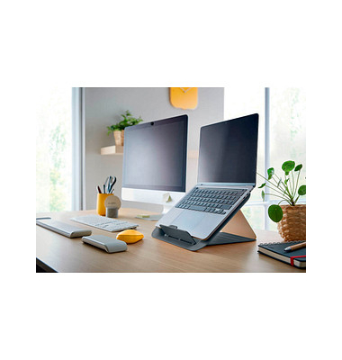 Laptopständer Ergo Cosy, 4fach höhenverstellbar, samtgrau