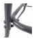 Gartentisch anthrazit rechteckig 80,0 x 55,0 x 70,0 cm