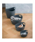 Bottichelli Aufbewahrungskorb 1,5 l grau 12,0 x 18,8 x 13,0 cm