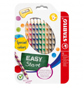 Buntstifte-Set EASYcolors 331/12-1, farbig sortiert, dreikant, ergonomisch, Packung