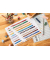 Buntstifte-Set EASYcolors 331/12-1, farbig sortiert, dreikant, ergonomisch, Packung