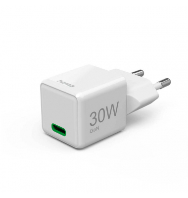 GaN-Ladeadapter weiß, 30 Watt