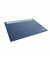 Schreibunterlage 650 x 500 mm, dunkel- blau, PP, mit transparenter Folienauf-