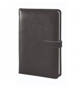 Buchkalender 50825, Chronobook Business, schwarz, 1 Woche / 2 Seiten, 9,5x14,5cm (Mini), 2025