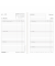 Buchkalender 50965, Chronobook, schwarz, 1 Woche / 2 Seiten, 9,5x14cm (Mini), 2025