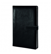 Buchkalender 50805, Chronobook Business, schwarz, 1 Woche / 2 Seiten, 14x21,5cm (A5), 2025