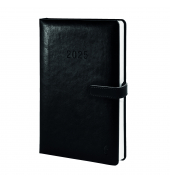 Buchkalender 50815, Chronobook Business, schwarz, 1 Tag / 1 Seite, 15x21cm (A5), 2025