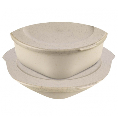 Frischhaltedosen-Set Connect 7,3 cm hoch beige, 1 Set