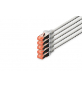 RJ45-SteckerRJ-45 Stecker Netzwerkkabel DK-1644-070-5 7,0 m grau