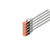 RJ45-SteckerRJ-45 Stecker Netzwerkkabel DK-1644-200-5 20,0 m grau