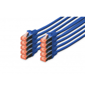 RJ45-SteckerRJ-45 Stecker Netzwerkkabel DK-1644-010-B-10 1,0 m blau