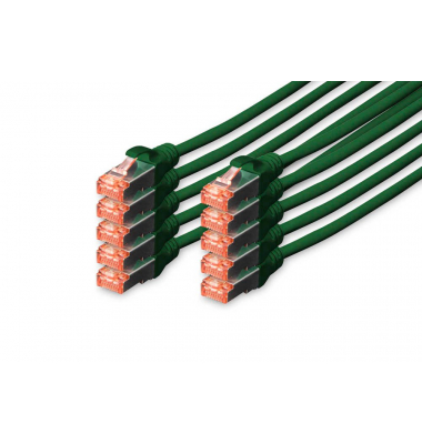 RJ45-SteckerRJ-45 Stecker Netzwerkkabel DK-1644-010-G-10 1,0 m grün
