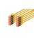 RJ45-SteckerRJ-45 Stecker Netzwerkkabel DK-1644-020-Y-10 2,0 m gelb