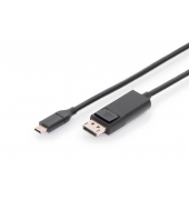 USB-CDisplayPort Kabel AK-300333-020-S 2,0 m schwarz
