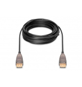 DisplayPortDisplayPort Glasfaserkabel AK-340107-150-S 10,0 m schwarz