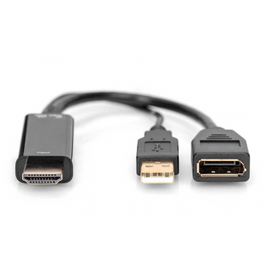 AK-330101-002-S  DisplayPort 1.2HDMI Adapter