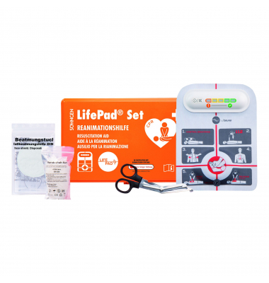 LifePad-Box, LifePad von Beurer, Beatmungstuch BT-DRY, Handschuh-Set