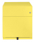 Rollcontainer NWA59M7SF641 Note, gelb, 2 Schubladen, Metall, abschlie&szlig;bar