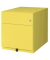 Rollcontainer NWA59M7SF641 Note, gelb, 2 Schubladen, Metall, abschlie&szlig;bar