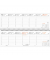 Schreibtischquerkalender 146-0013, 1 Woche / 1 Seite, 29,6x9,9cm, 2025